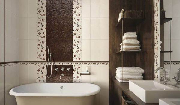Как выкладывать плиткой в ванной комнате: варианты дизайна и правильная укладка частями, на половину и полностью