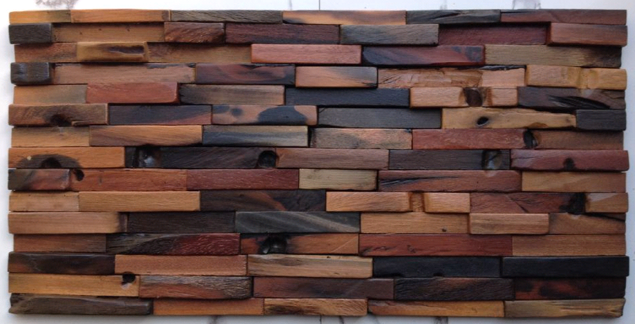 деревянная мозаика для стен