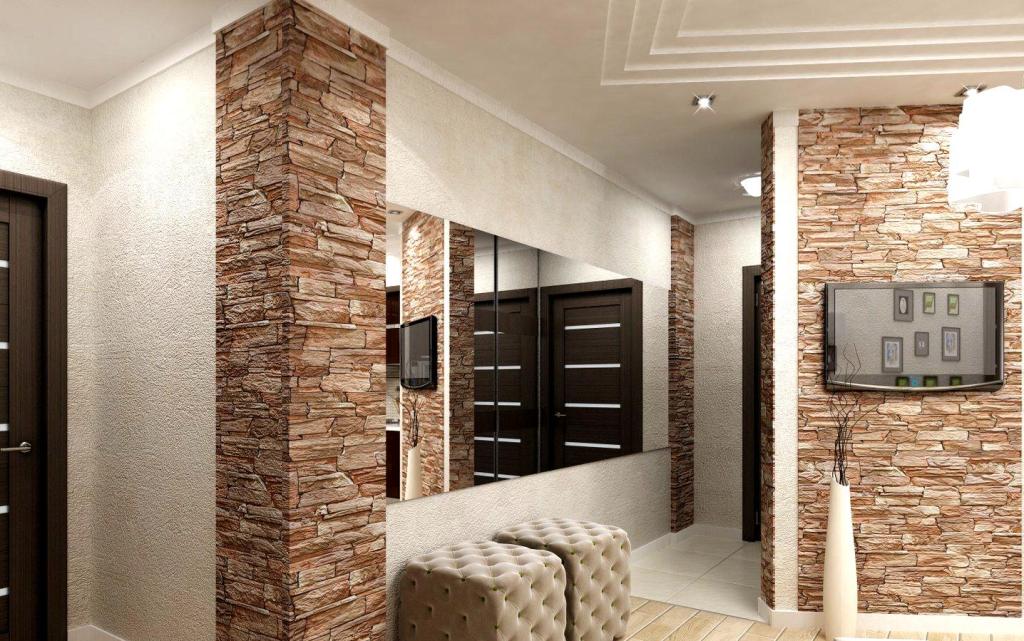 Отделка стен в коридоре — варианты облицовочного материала
